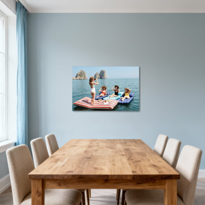 Fashion Beach Floats Women Ocean Rocks Sunbathing Relaxation Fun