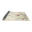 Tapis contemporain beige / rouge-772295318