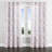 Floral Room Darkening Curtains - Purple Dream Petals Grommet Curtain - 1 Panel-2045309227-2045309225
