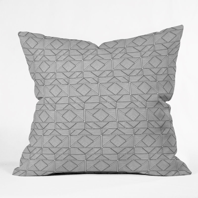 Gneural Shifting Pyramids Throw Pillow