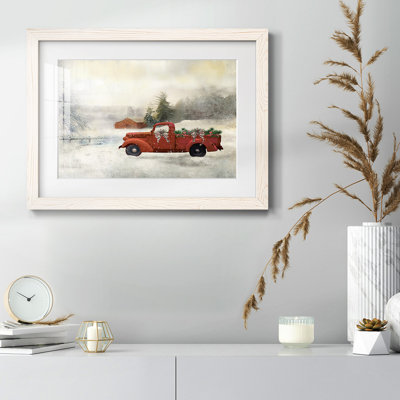 " Red Barn Winter "