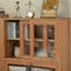 Bibliothèque moderne simple en bois massif