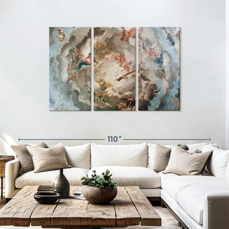 Leisha Renaissance Sky, 48" H x 74" W