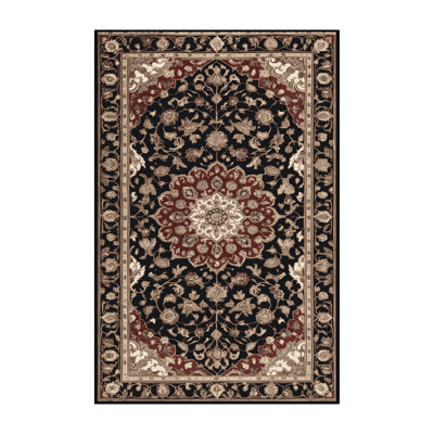 Tapis brun lavable à la machine
