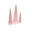 Christmas 39In Red Cone Tree Set 480 Led Lights