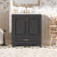 Meuble-lavabo 30 po avec lavabo en céramique-959169172