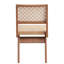 Chaise d'appoint beige et naturelle