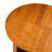 Mid-Century Solid Wood Round Dining Table With Storage Shelf