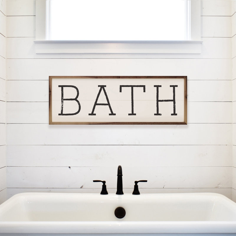 Bath White, 4" H x 12" W