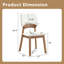 Chaises de salle à manger rembourrées modernes avec structure en bois incurvée-605448563
