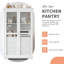 Garde-manger de 75 pouces, armoire de rangement autoportante avec portes en verre-1761008321