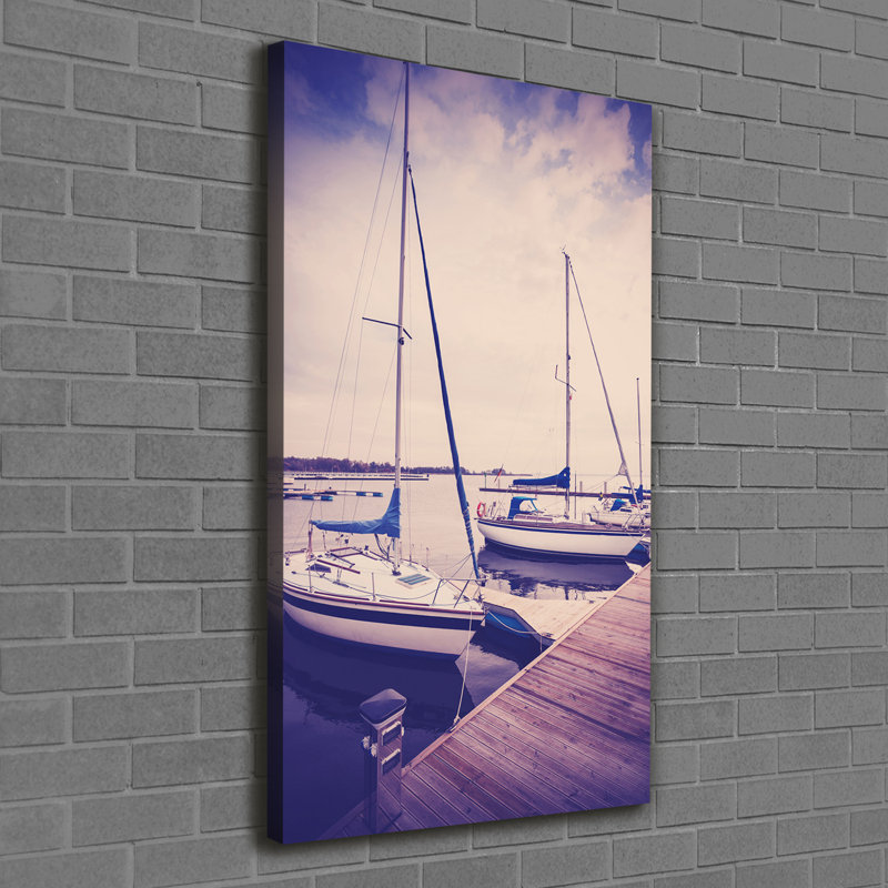 Yachts - Wrapped Canvas Print