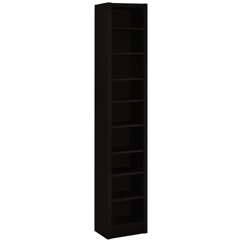 Tablette de style cappuccino de style transitionnel - ajoute une touche de classe à n'importe quelle armoire de chambre pour un rangement fiable
