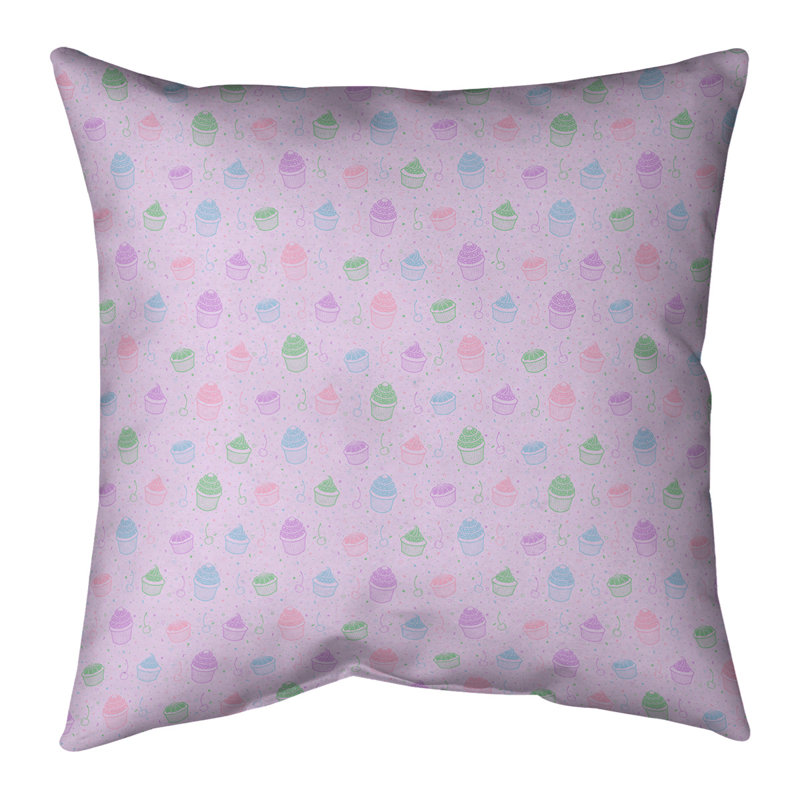 Housse et insert de coussin en daim Katelyn Elizabeth, Pas de bourre, H 16 po x l 16 po, Mauve