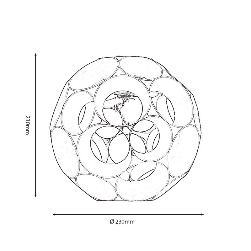 Noda Black Metal Sphere 230mm