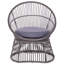 Asmita 2 - Person Wicker Patio Dining Set with Round Table , Cushions Included-29874366-29874361