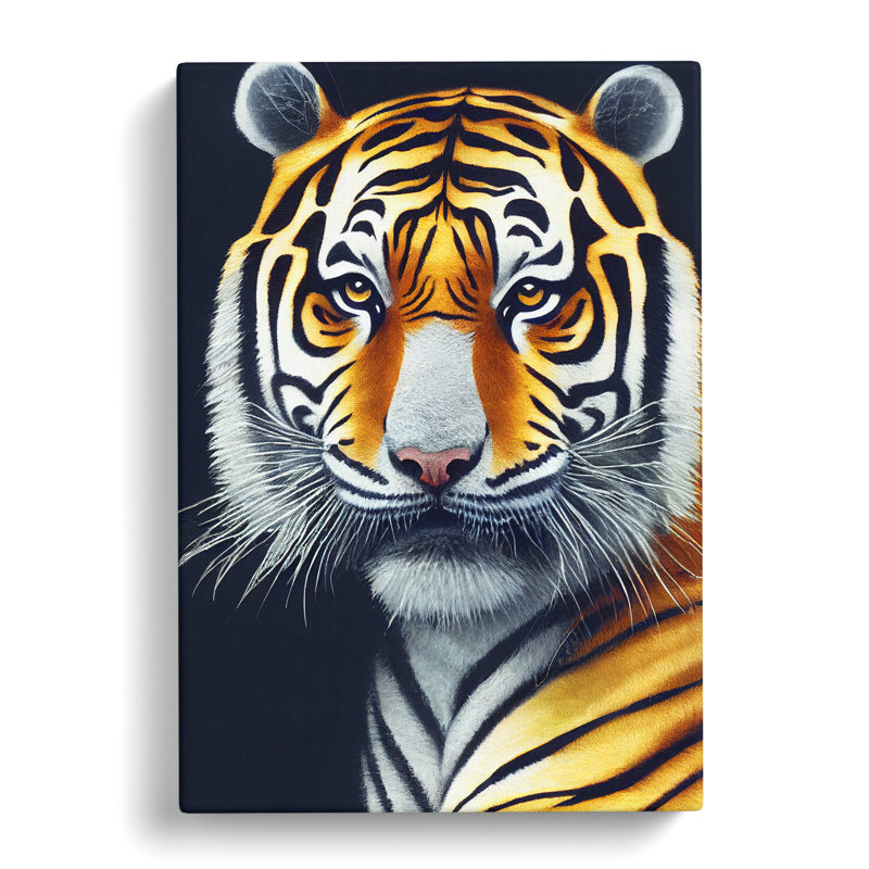 Royal Tiger - Wrapped Canvas, 60cm H x 40cm W x 3cm D