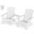 Set Of 2 Folding-Adirondack-Chairs With Connecting Tray-208599160