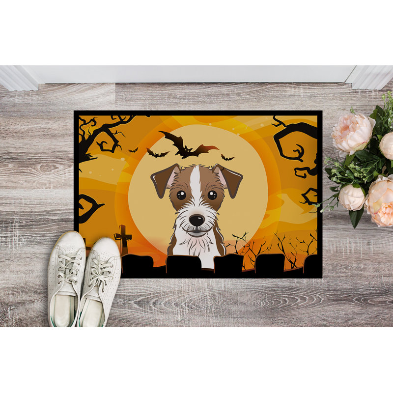 Tapis de porte d’extérieur antidérapant terrier, Rectangle 2 pi x 3 pi