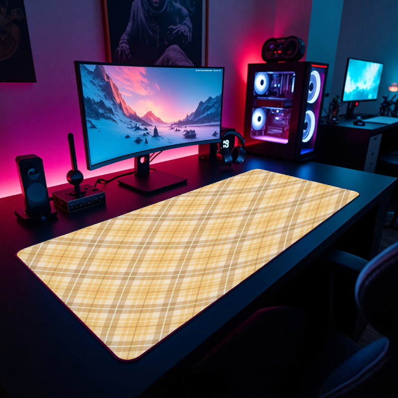 Polyester Desk Pad, 14.4x12.1