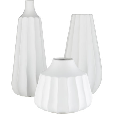 Ivory 17'' Ceramic Table Vase