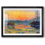 Coucher de soleil sur la seine en hiver, 1880, reproduction d'art encadrée-1911493745-1911493757