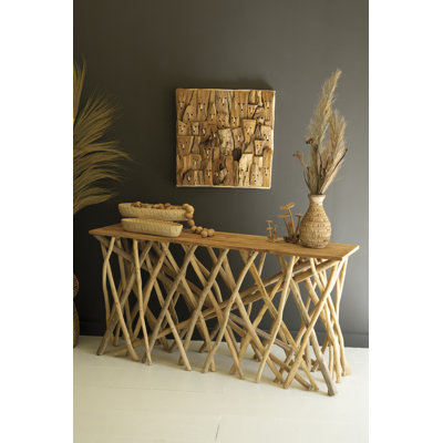63'' Solid Wood Console Table