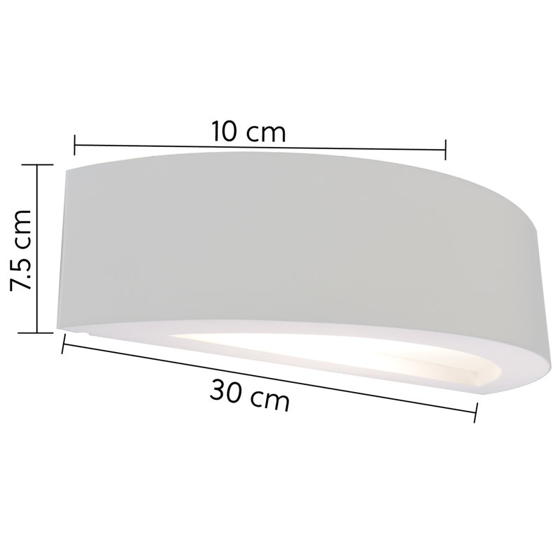 Blandford Ceramic Up & Downlight