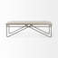 Carci Polyester Upholstered Bench