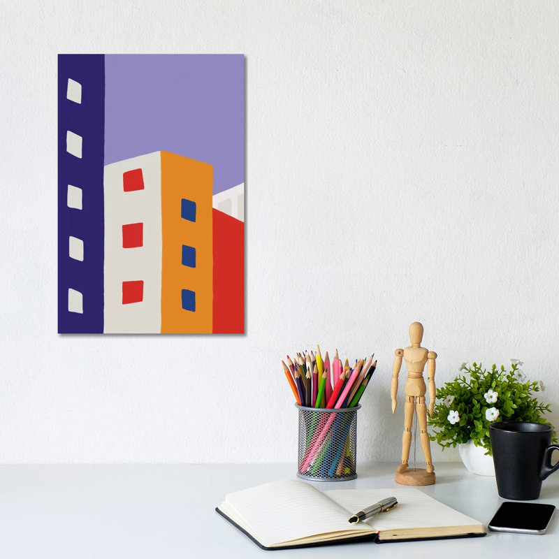 Urban Block II by Alisa Galitsyna - Wrapped Canvas Print, 20.32 cm H x 30.48 cm W