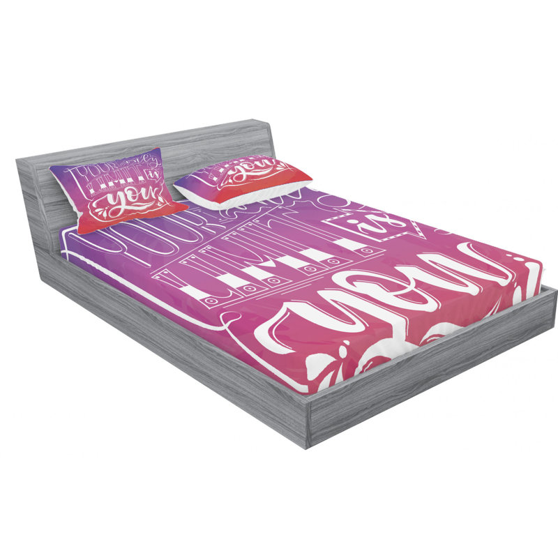 Microfiber Sheet Set, Queen Sheet Set with Fitted Sheet