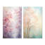 «Pink Trees Romantic Impression», 2 pièces-952937297-952937296