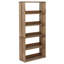 Bibliothèque en bois massif 70,8 "H avec rangement à 5 niveaux pour le salon, bureau à domicile (ensemble de 2)