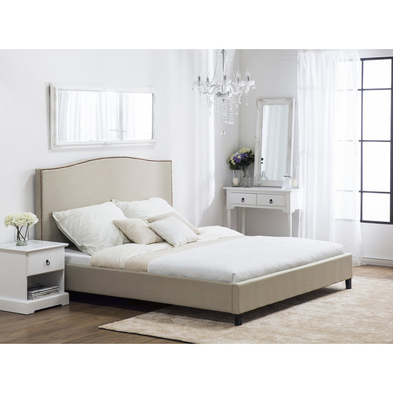 Buckwalter Upholstered Bed, Super King (6'), Beige