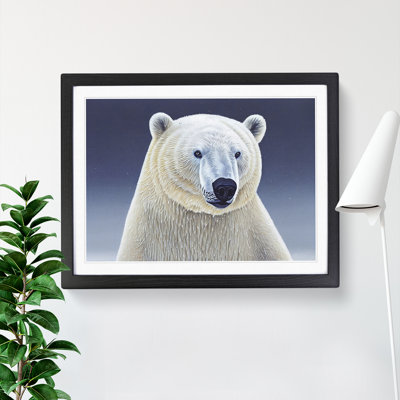 Extravagant Polar Bear - Single Picture Frame Print