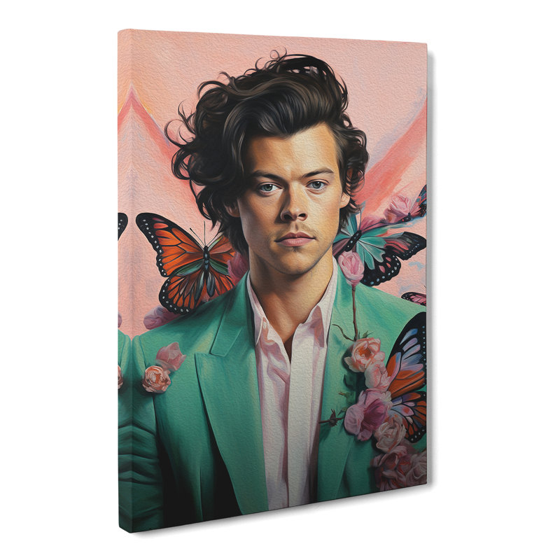 Harry Styles Symbolism - No Frame Print, 60cm H x 40cm W x 3cm D