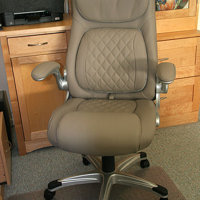 Nouhaus Posture Ergonomic PU Leather Office Chair Black NHO