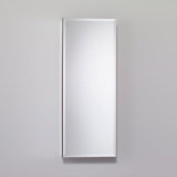 Candre 15.25" x 39.38" Recessed or Surface Mount Frameless Medicine Cabinet with 4 Adjustable Shelves