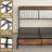 Metal Queen Bed Frame with Functional Headboard-1679461558