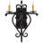 Fleur-de-lis Candle Wall Light