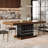 63'' Dining Table for 4-6, Modern Rectangular Dining Room Table with Geometric Relief