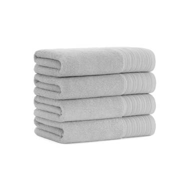 Bath Towel Set 4Pack-35x70 Towel,600GSM Ultra Soft Microfibers