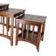 Tables gigognes en bois massif
