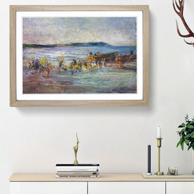 Fishing Boats by Kuroda Seiki - Picture Frame Painting Print