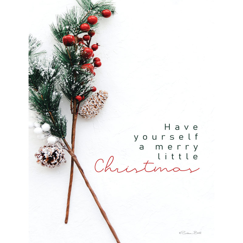 «Merry Little Christmas on Canvas» par Susan Ball, H 30 po x l 20 po x P 1,25 po