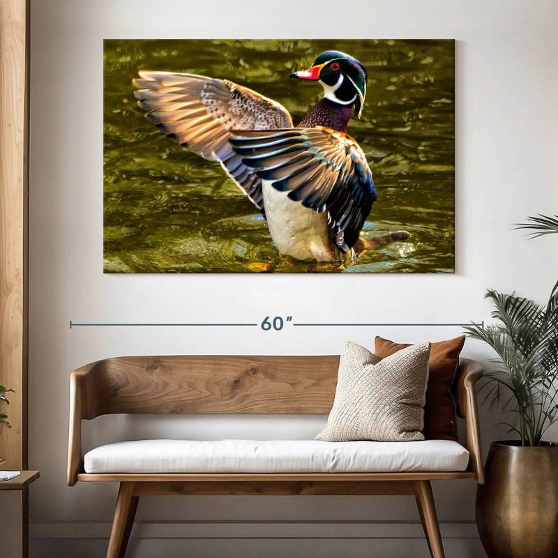 Brampt Duck Flapping Wings, 34" H x 51" W