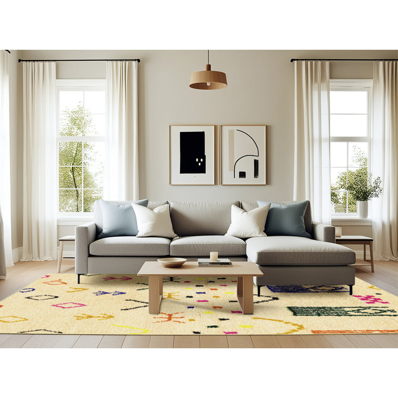 Tapis abstrait moderne 2932, Rectangle 6 pi x 9 pi