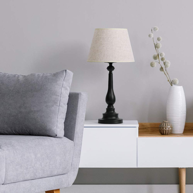 Lampe de chevet noire 23,5 po Rymill