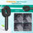 High Pressure 5-Spray Filtered Handheld Shower Head With Holder& 59-Inch Shower Hose，Matte Black-128929310