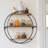 Alaina 3 Piece Circle Wood Floating Shelf-847772614
